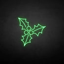 'marry christmas-mistletoe' neon sign - VINTAGE SIGN