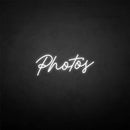 'Photos' neon sign - VINTAGE SIGN