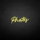 'Photos' neon sign - VINTAGE SIGN
