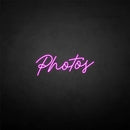 'Photos' neon sign - VINTAGE SIGN