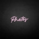 'Photos' neon sign - VINTAGE SIGN