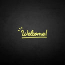 'Welcome 2' neon sign - VINTAGE SIGN