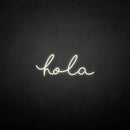'hola' neon sign - VINTAGE SIGN