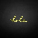 'hola' neon sign - VINTAGE SIGN