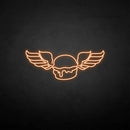 ’Wings with humburger' neon sign - VINTAGE SIGN