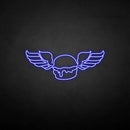 ’Wings with humburger' neon sign - VINTAGE SIGN