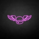 ’Wings with humburger' neon sign - VINTAGE SIGN