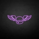 ’Wings with humburger' neon sign - VINTAGE SIGN