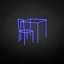 'Table and chairs' neon sign - VINTAGE SIGN