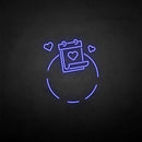 'Love and calendar' neon sign - VINTAGE SIGN