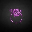 'Love and calendar' neon sign - VINTAGE SIGN
