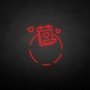 'Love and calendar' neon sign - VINTAGE SIGN