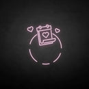 'Love and calendar' neon sign - VINTAGE SIGN