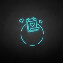 'Love and calendar' neon sign - VINTAGE SIGN