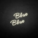 'Blue' neon sign - VINTAGE SIGN