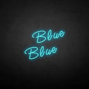 'Blue' neon sign - VINTAGE SIGN
