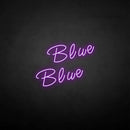 'Blue' neon sign - VINTAGE SIGN
