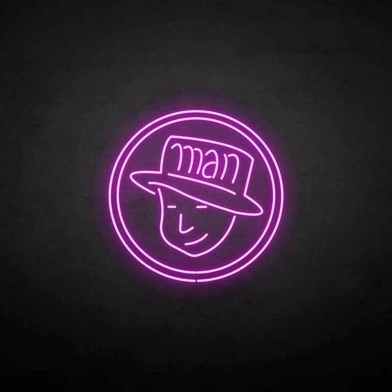 'Man' neon sign - VINTAGE SIGN