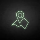 'Map' neon sign - VINTAGE SIGN