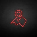 'Map' neon sign - VINTAGE SIGN