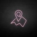 'Map' neon sign - VINTAGE SIGN