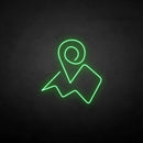 'Map' neon sign - VINTAGE SIGN