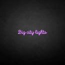 'big city lights' neon sign - VINTAGE SIGN