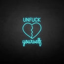 'Unfxxk yourself' neon sign - VINTAGE SIGN