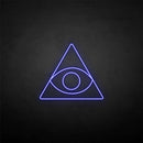 'Triangle&eye' neon sign - VINTAGE SIGN