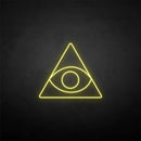 'Triangle&eye' neon sign - VINTAGE SIGN