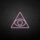 'Triangle&eye' neon sign - VINTAGE SIGN