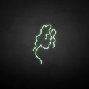 'Curly hair' neon sign - VINTAGE SIGN