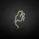 'Curly hair' neon sign - VINTAGE SIGN