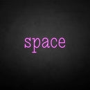 'Space' neon sign - VINTAGE SIGN
