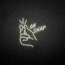 'Oh snap' neon sign - VINTAGE SIGN