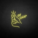 'Oh snap' neon sign - VINTAGE SIGN