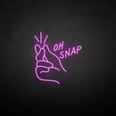 'Oh snap' neon sign - VINTAGE SIGN