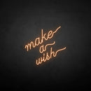 'make a wish' neon sign - VINTAGE SIGN