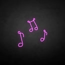 ‘’Notes' neon sign - VINTAGE SIGN