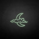 'Cloud and moon' neon sign - VINTAGE SIGN