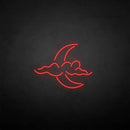 'Cloud and moon' neon sign - VINTAGE SIGN