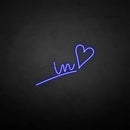 'In love' neon sign - VINTAGE SIGN