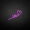 'In love' neon sign - VINTAGE SIGN