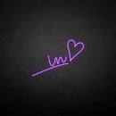 'In love' neon sign - VINTAGE SIGN