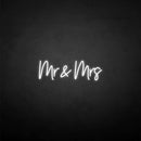 'Mr&Mrs' neon sign - VINTAGE SIGN
