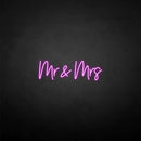 'Mr&Mrs' neon sign - VINTAGE SIGN