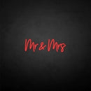 'Mr&Mrs' neon sign - VINTAGE SIGN