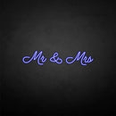 'Mr & Mrs2' neon sign - VINTAGE SIGN