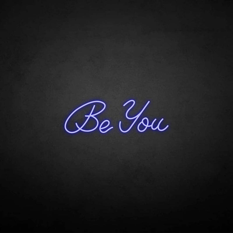 'Be you' neon sign - VINTAGE SIGN