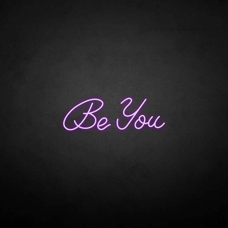 'Be you' neon sign - VINTAGE SIGN